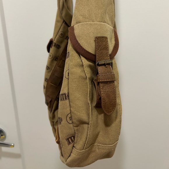 M&M'S (EUC) Beige and Brown Messenger Bag - Picture 6 of 11
